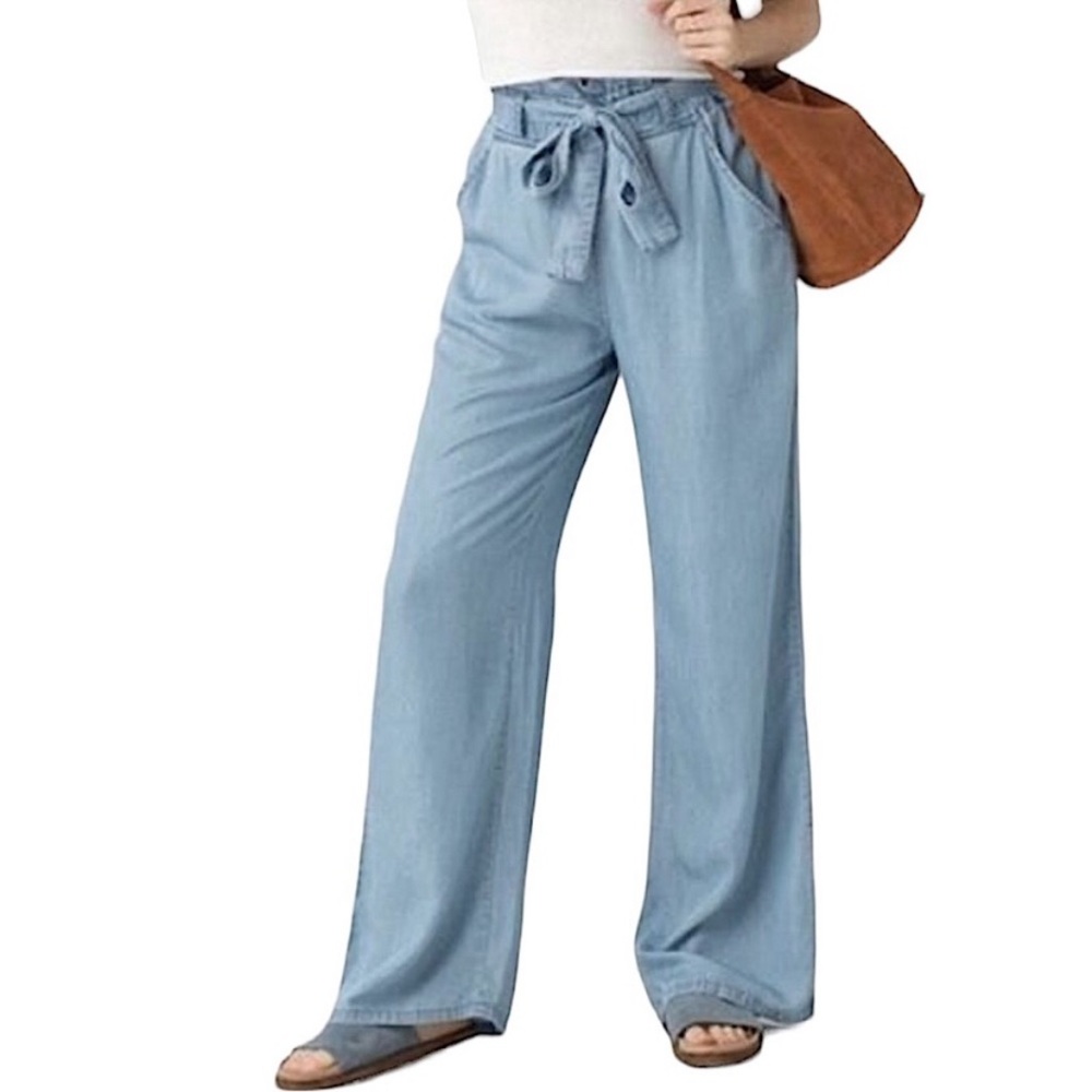 Thread Supply Chambray High-Rise Pants